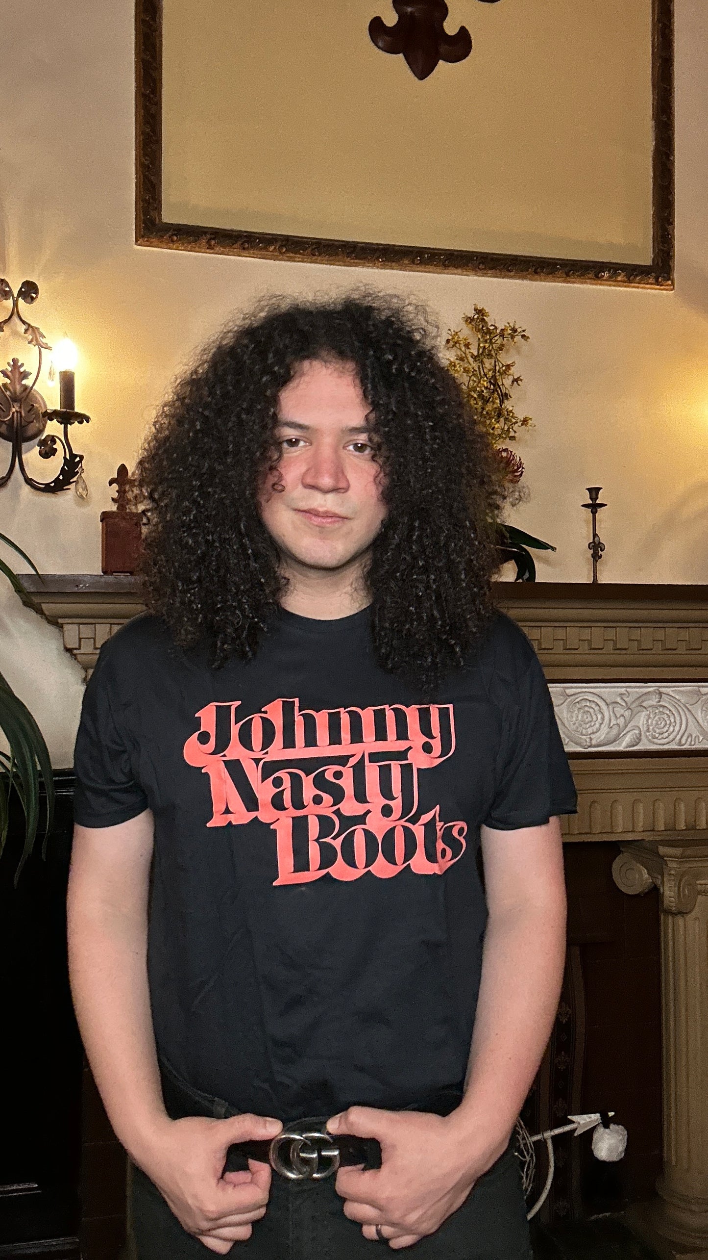 Johnny Nasty Boots - Classic Logo Red