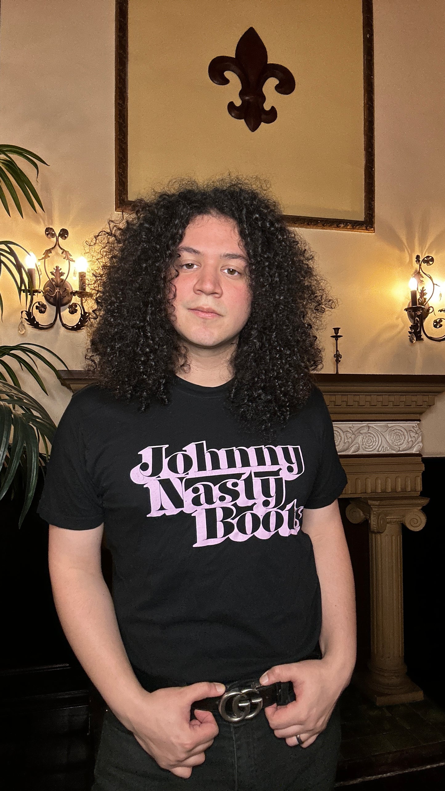 Johnny Nasty Boots - Classic Logo Purple