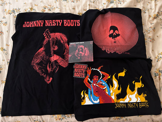 Self Portrait CD (Signed) + shirt + sticker from the Real Rock Tour. Limited quantity.