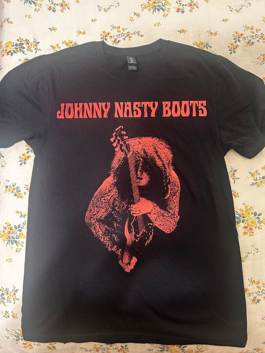 Johnny Nasty Boots - Self Portrait T-Shirt
