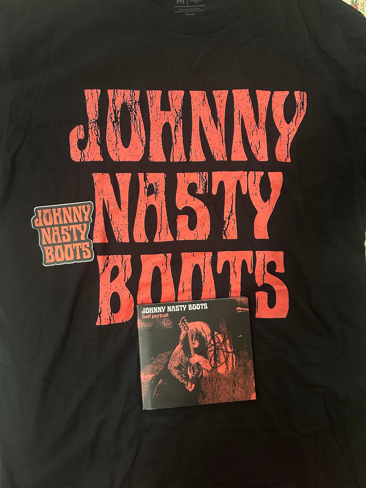 Self Portrait CD (Signed) + shirt + sticker from the Real Rock Tour. Limited quantity.
