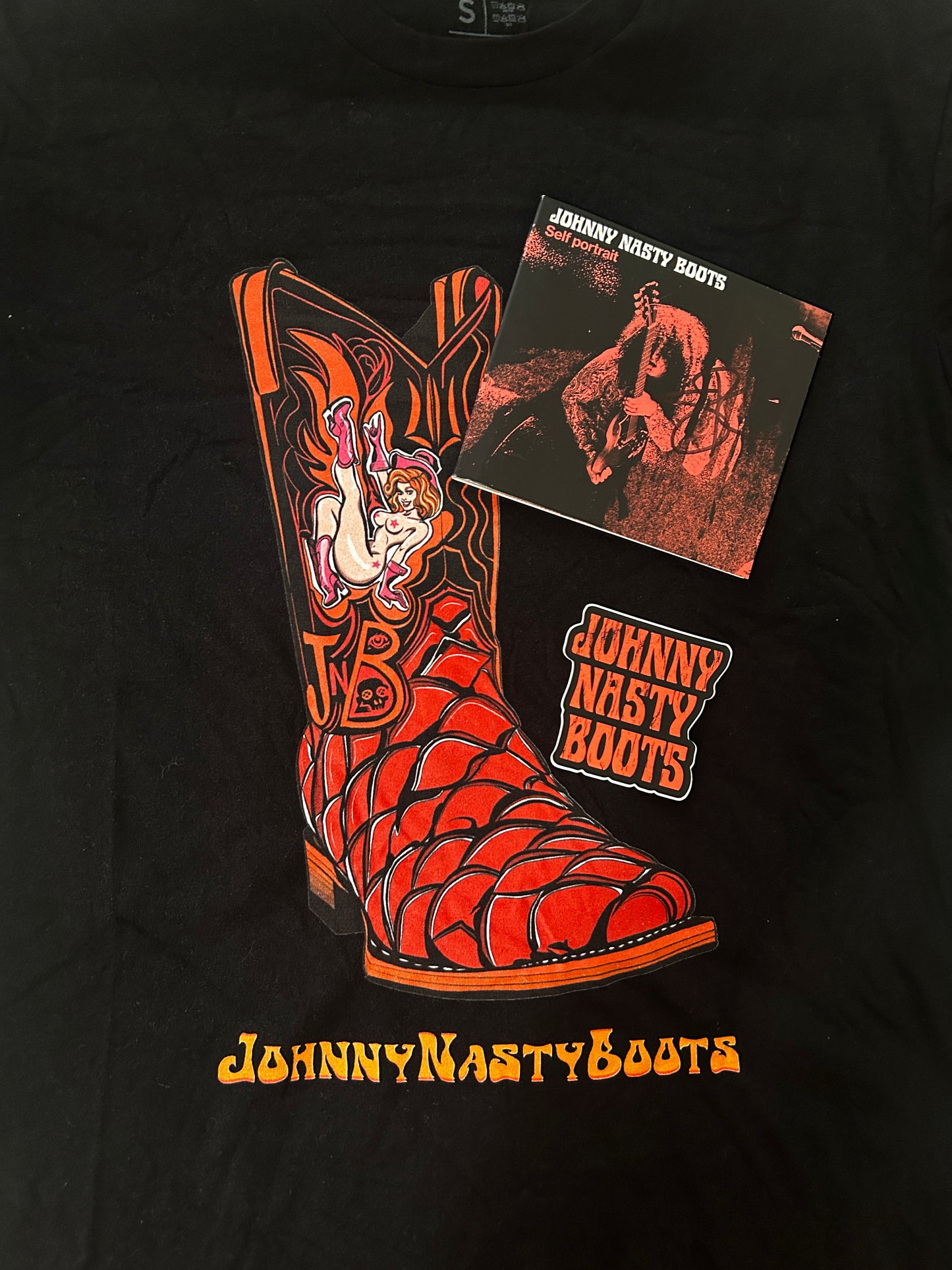 Self Portrait CD (Signed) + shirt + sticker from the Real Rock Tour. Limited quantity.