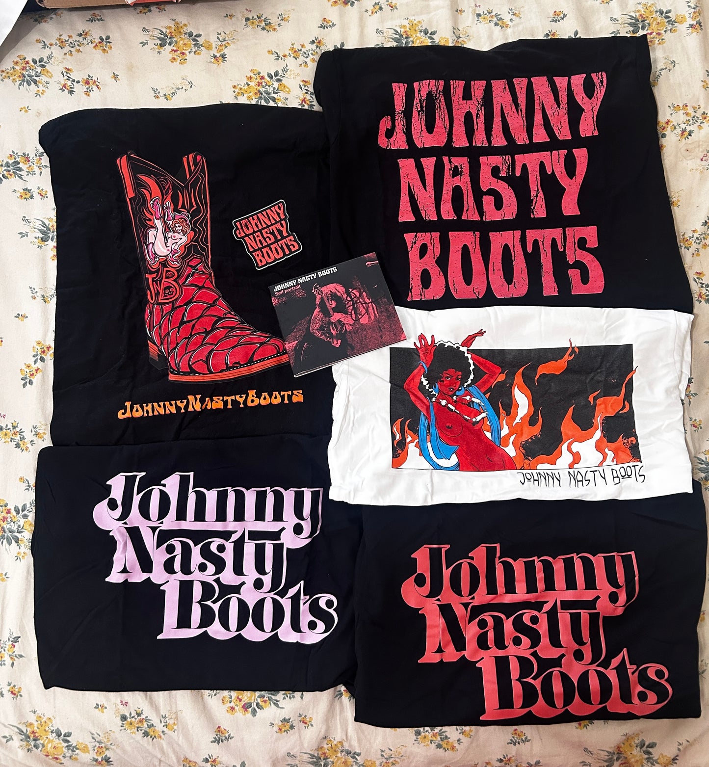 Self Portrait CD (Signed) + shirt + sticker from the Real Rock Tour. Limited quantity.